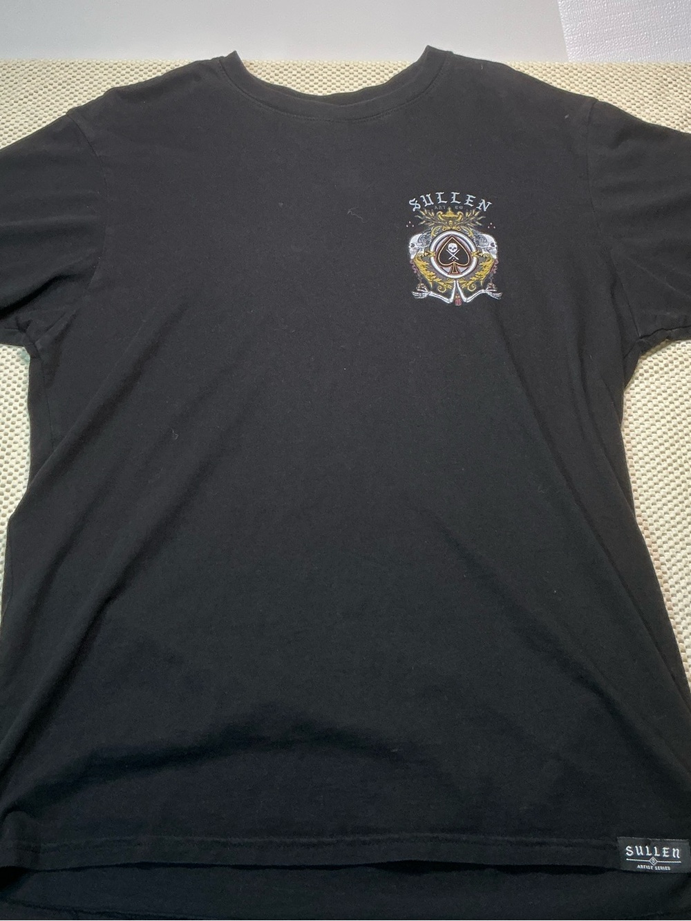 Sullen Art Collective Skull Graphic Tee Black Large